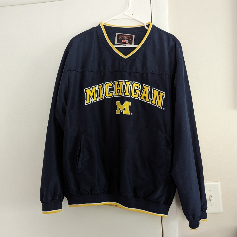 Vintage University of Michigan Windbreaker